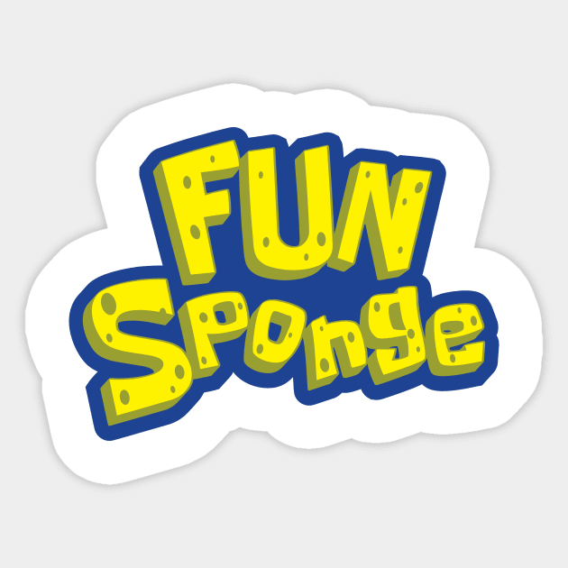 Fun Sponge Sticker by Brubarell